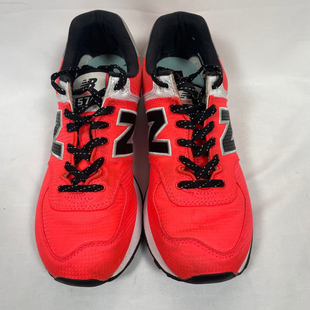 New Balance 974.Neon Red/Orange and Black Euro 40.5 DROP $20